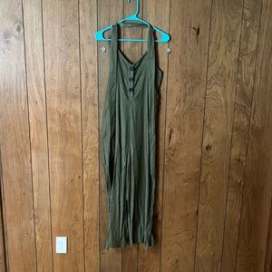 Olive green jumpsuit